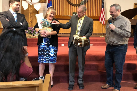 Church pastor Getting Gift