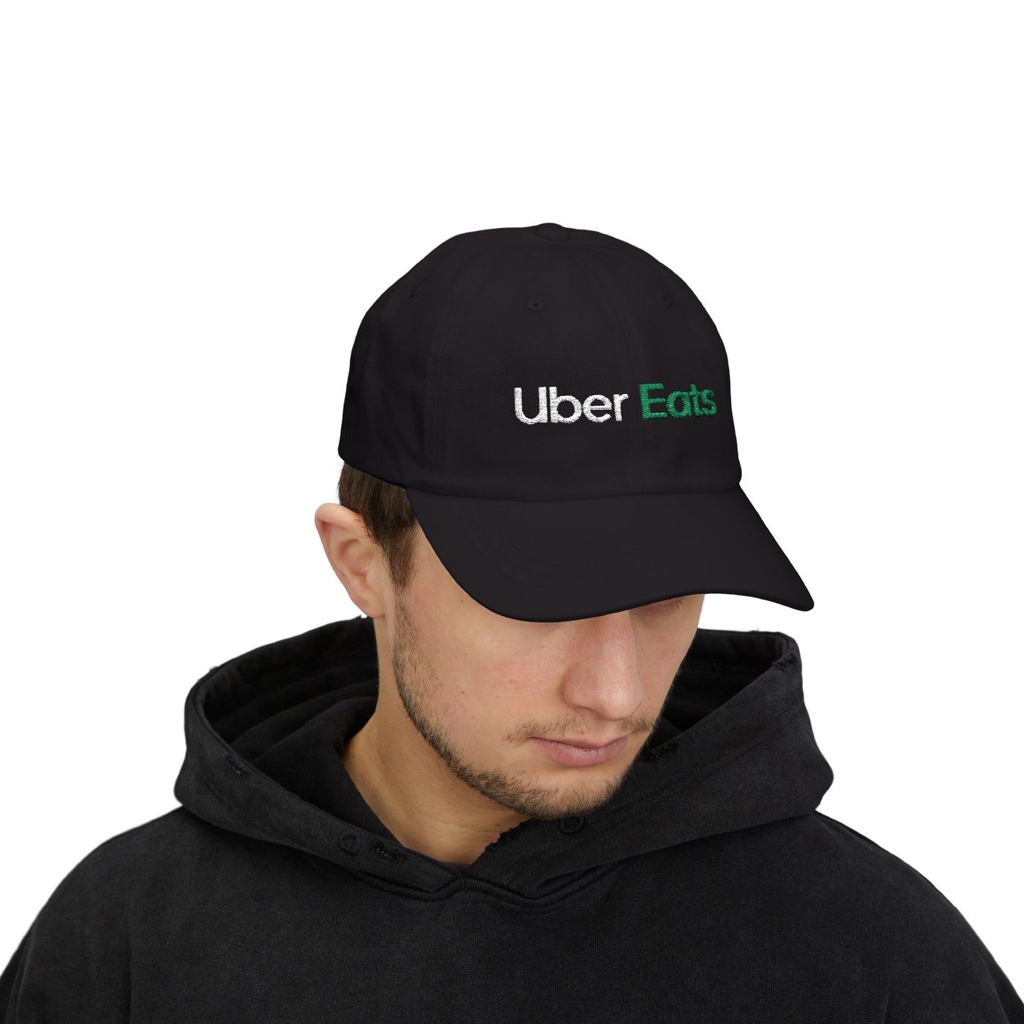 Uber Eats Embroidered Cap – Official Style for Delivery Pros & Fans