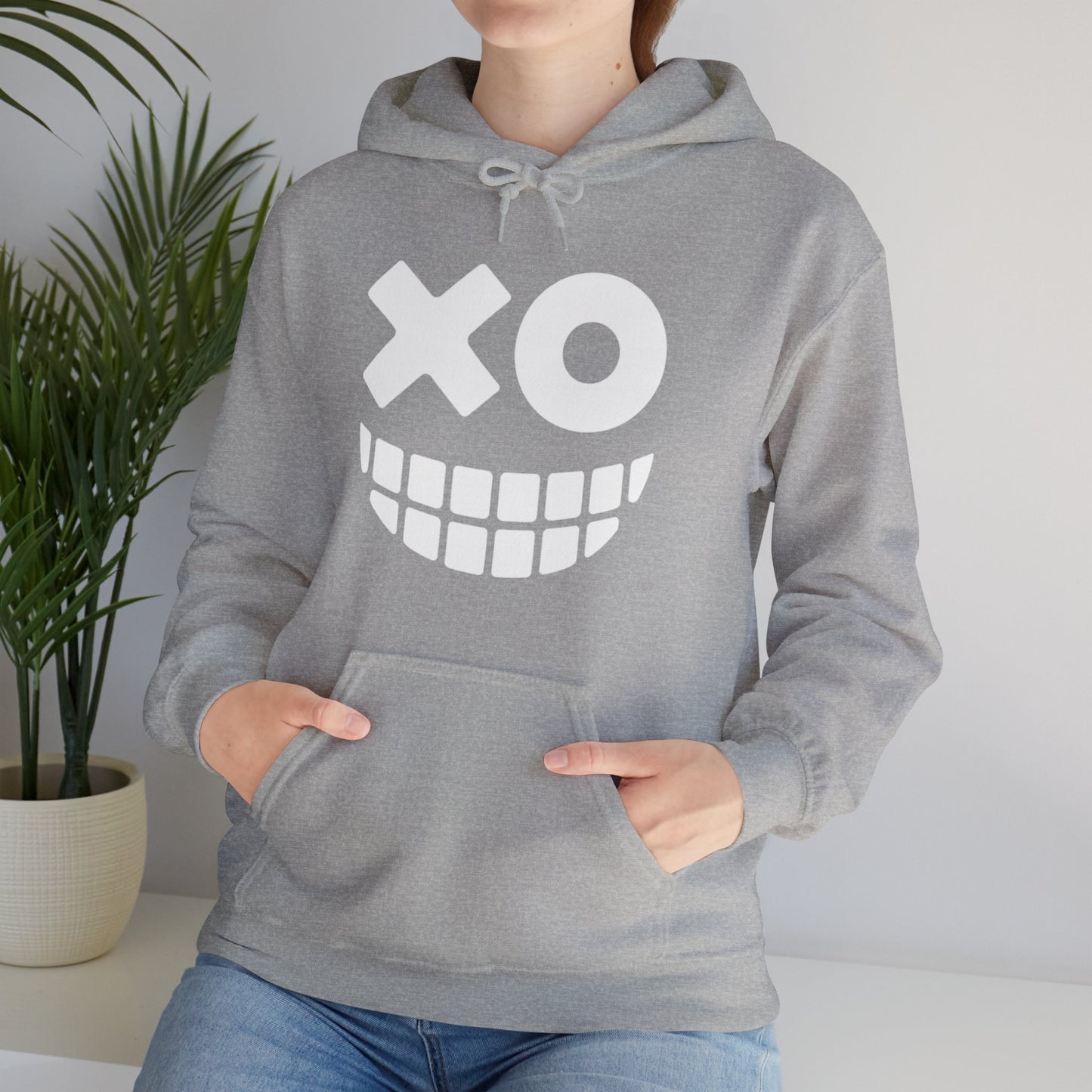 XO Grin – Unisex Heavy Blend™ Hooded Sweatshirt With Attitude